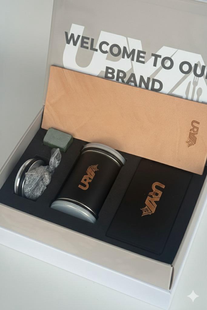 URYA™ 6-in-1 Rolling Knife Sharpener Set – Precision Sharpening System