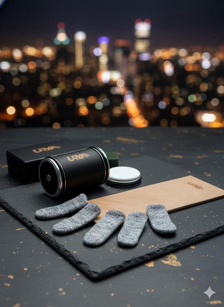 URYA™ 6-in-1 Rolling Knife Sharpener Set – Precision Sharpening System